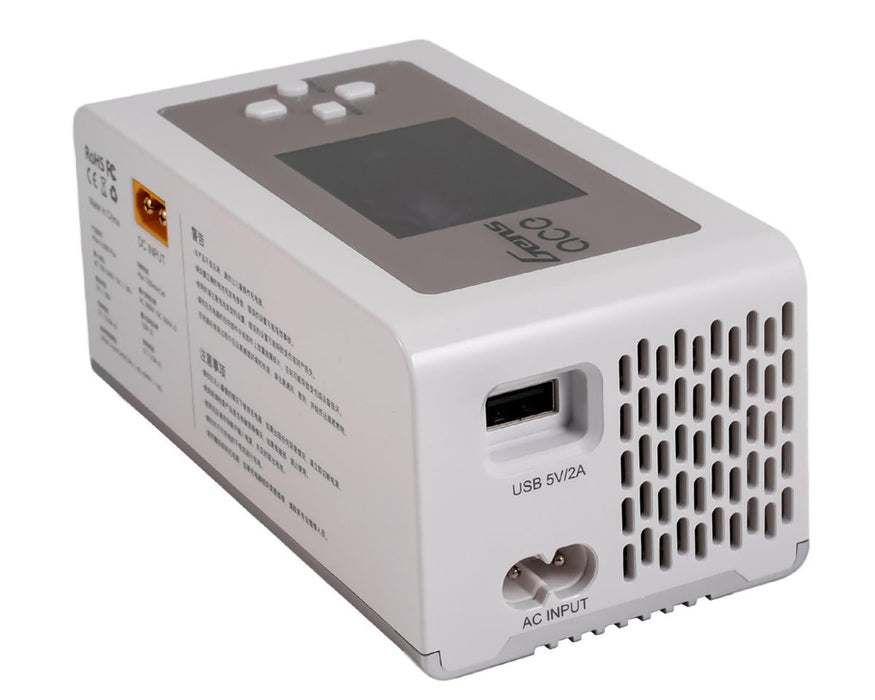 Gens Ace iMars D300 Plus Smart Dual AC/DC Charger WHITE 6S/16A AC-300W / DC-350W x2 w/Bluetooth App Control GEA300WPLUS-UW  G-Tech