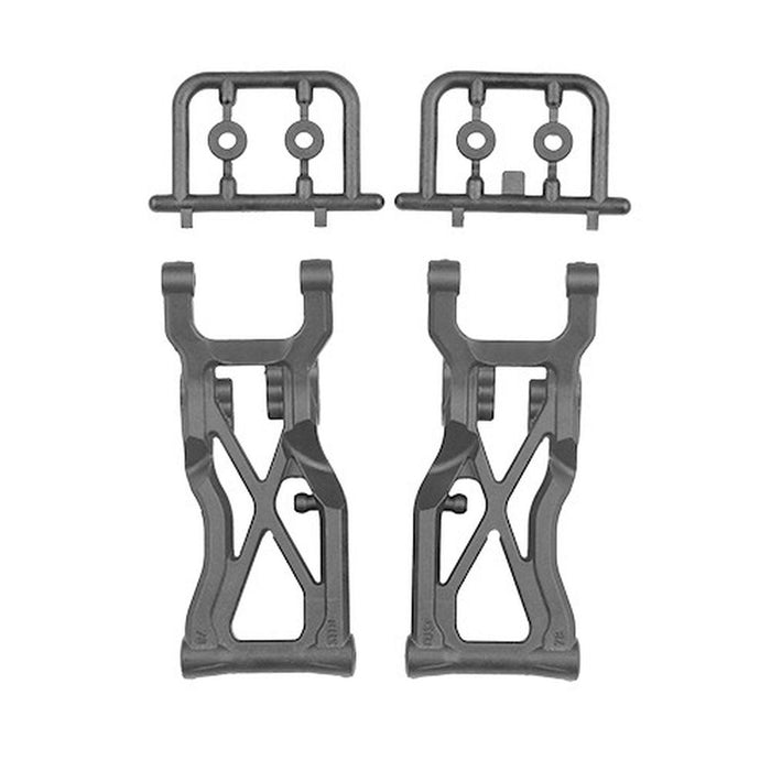 Associated ASC92589 RC10B7 B7 B7.1 FT Carbon Rear Suspension Arms V2, 78mm Factory Team