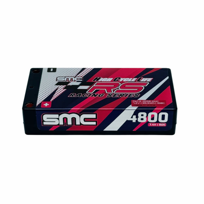 SMC 48150-2S1P HCL-RS 7.4V 4800mAh 150C LCG Shorty 5mm Lipo Battery