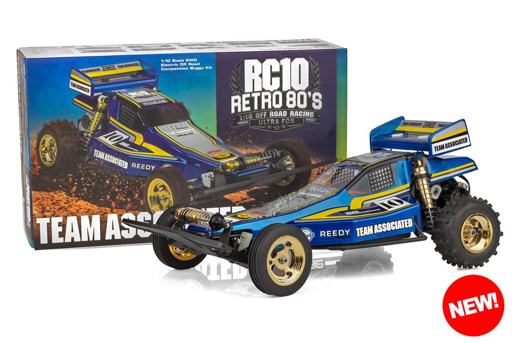 Team Associated ASC6051 RC10 Retro 80's Ultra Fox 1/10 Electric 2WD Off-Road Buggy Kit (Limited Edition)
