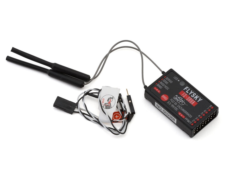 Flysky ST8 ANT 10-Channel Air Radio System w/SR8 Receiver FSY-ST8+SR8-8CH