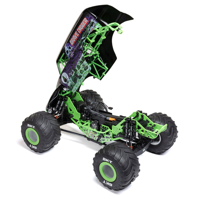 LOSI LOS04028T1 1/8 LMT 2.0 Grave Digger 4X4 Solid Axle Brushless Monster Truck RTR, Green