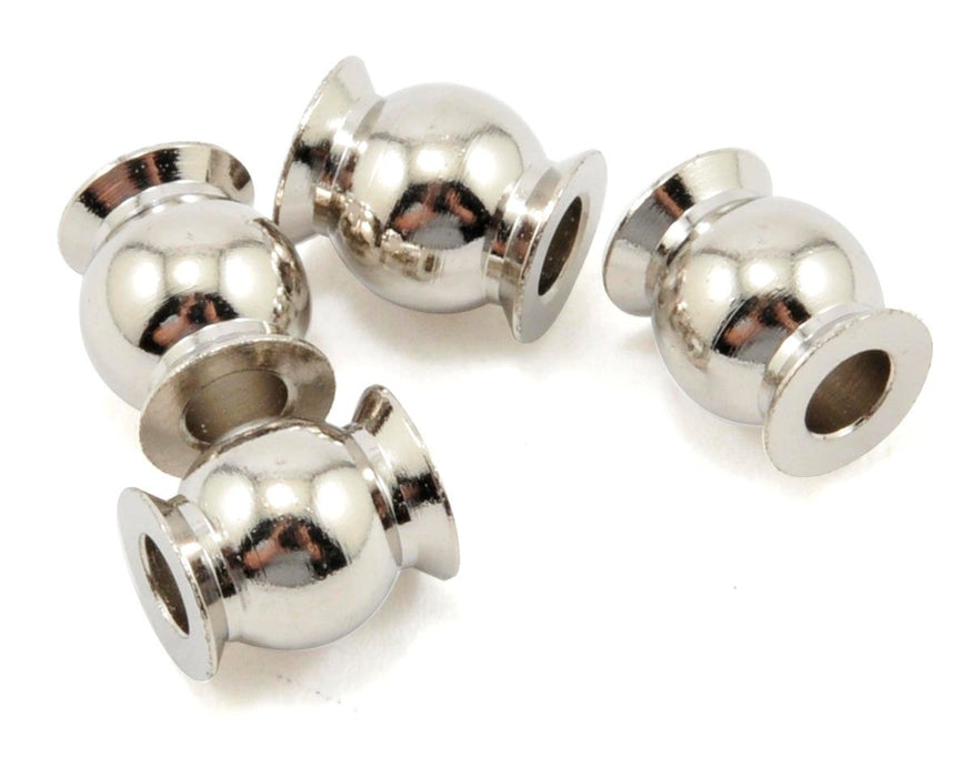 Tekno RC TKR5053 Steel 6.8mm Outside Camber Flanged Pivot Ball Set (4)