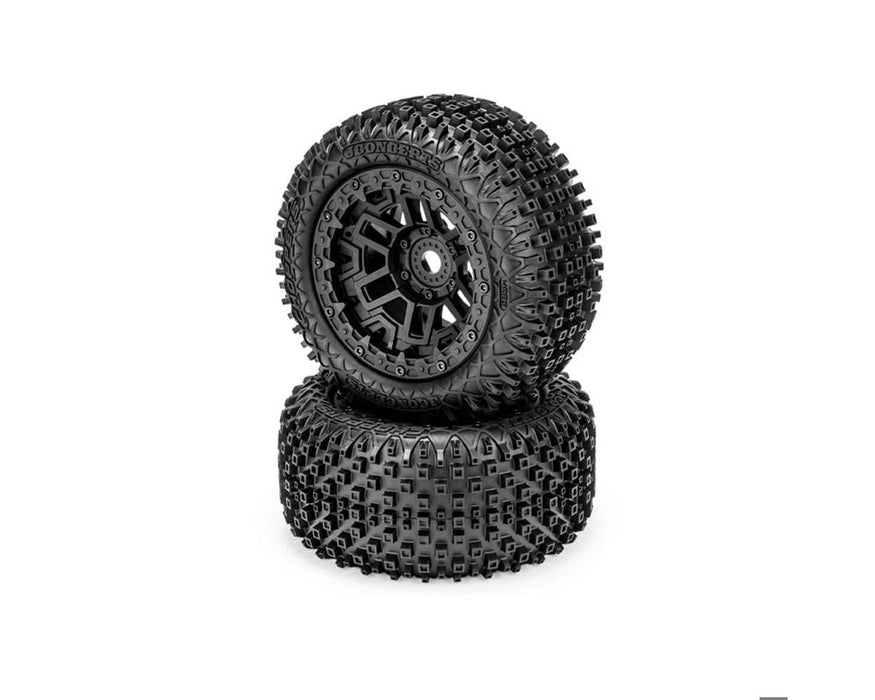 JConcepts JCO4089-39912 Choppers Pre-Mounted Monster Truck Tires (Black) (2) 17mm Hex Kraton Sledge