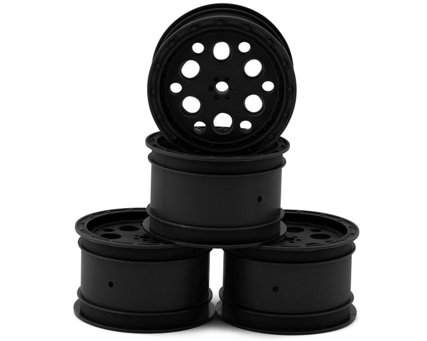 Pro-Motion PMT7020-B 2.2" Magnum 1/10 Dirt Oval Wheel Rear (Black) (4) w/12mm Hex