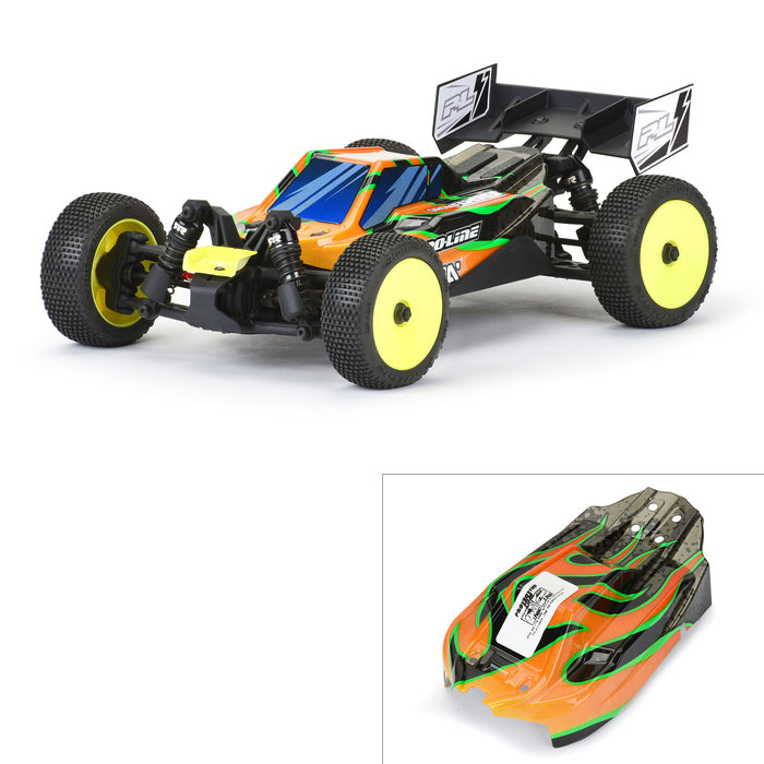 Pro-Line PRO367120 Limited Edition 1/14 Pre-Cut/Pre-Painted Axis Tribe (Yellow/Black) Body: Typhon GROM