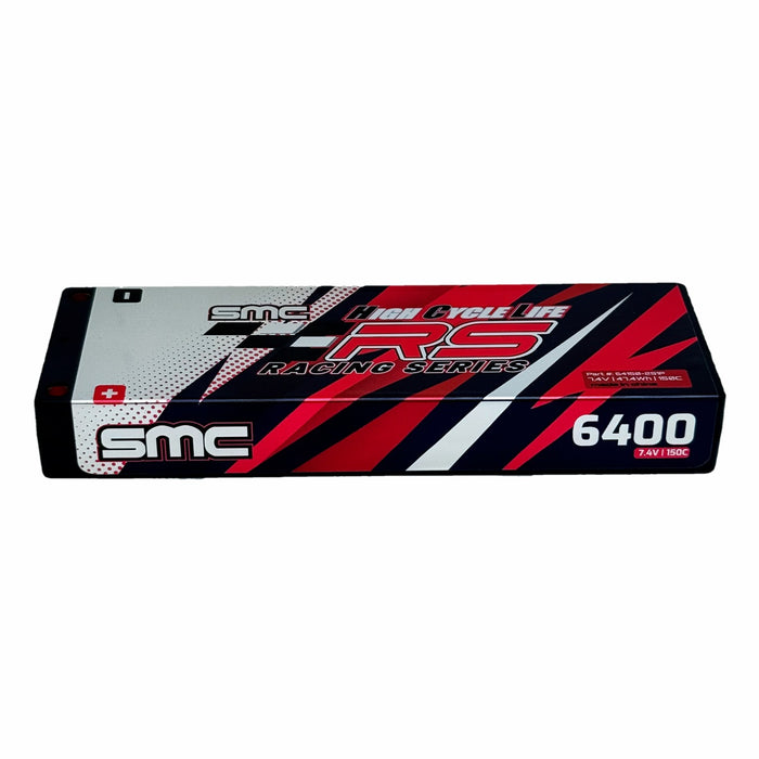 SMC 64150-2S1P HCL-RS 7.4V-6400mAh 150C LCG 5mm Inboard Hardcase Lipo