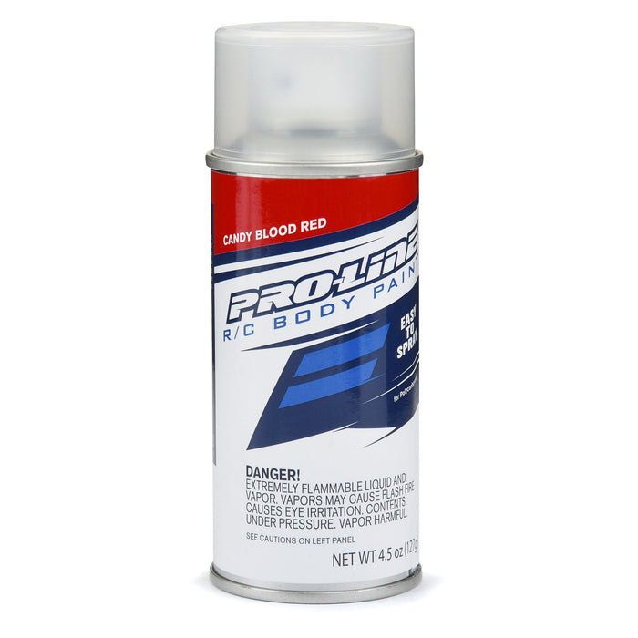 Pro-Line PRO644000 RC Body Spray Polycarbonate Paint CANDY BLOOD RED Single 4.5 oz (127 g.) Individual Aerosol Can