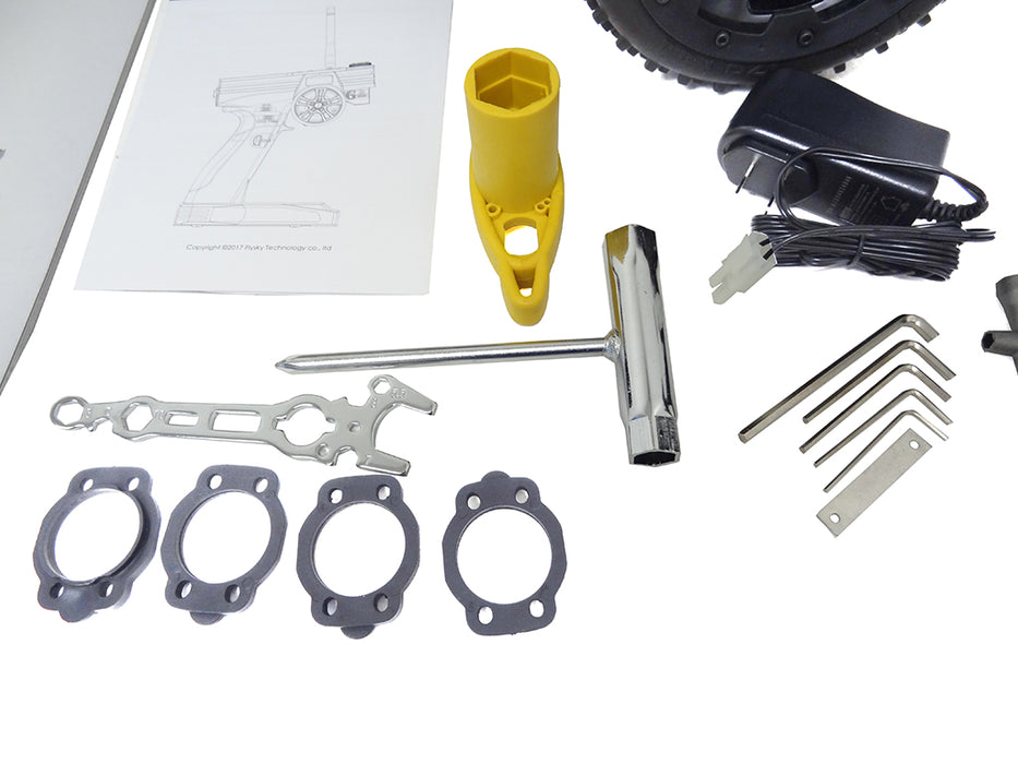 1/5 Rovan 305A Gas Petrol Buggy Ready To Run RTR 30.5cc HPI Baja 5B SS King Motor Compatible with PERFORMANCE PIPE! yYELLOW & BLACK