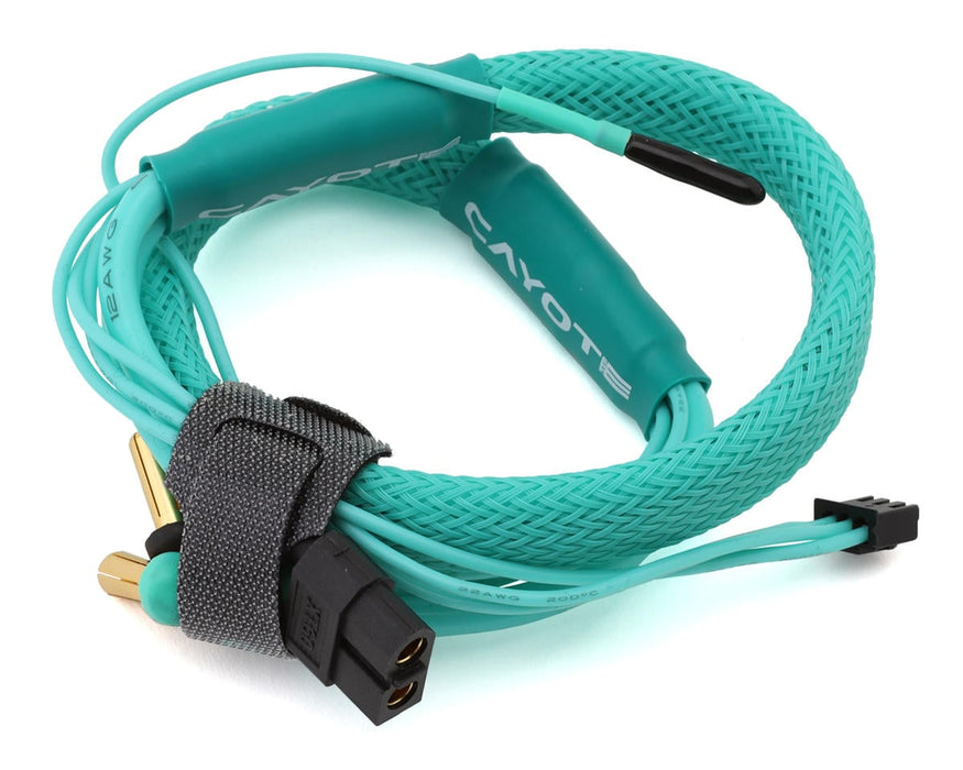 Cayote Power 2S LiPo XT60 Charge Lead (Female XT60 to 5mm Bullets) w/3-Pin JST-XH Balance Plug (Aurora Green) (450mm) CYECW03
