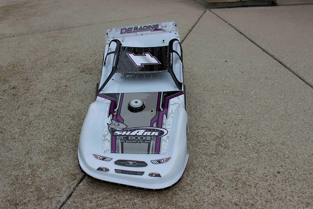 SHARK RC Twister SCT Super Late Model CLEAR Body .060 Slash 1/8 Short Course