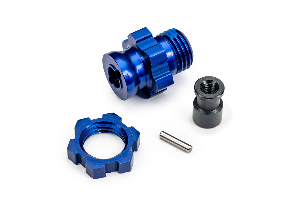 Traxxas TRA9087-BLUE JATO 4X4 17MM WHEEL HUB & NUT HD BLUE SLASH