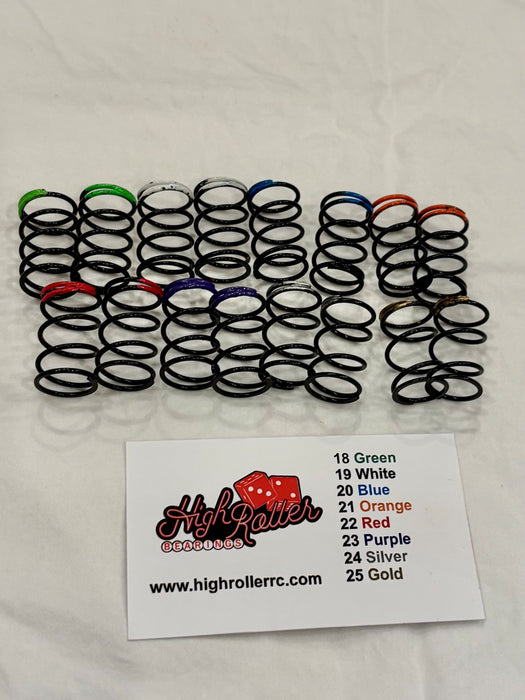 High Roller RC HRsprkit Small Bore Front Springs (Complete Kit)