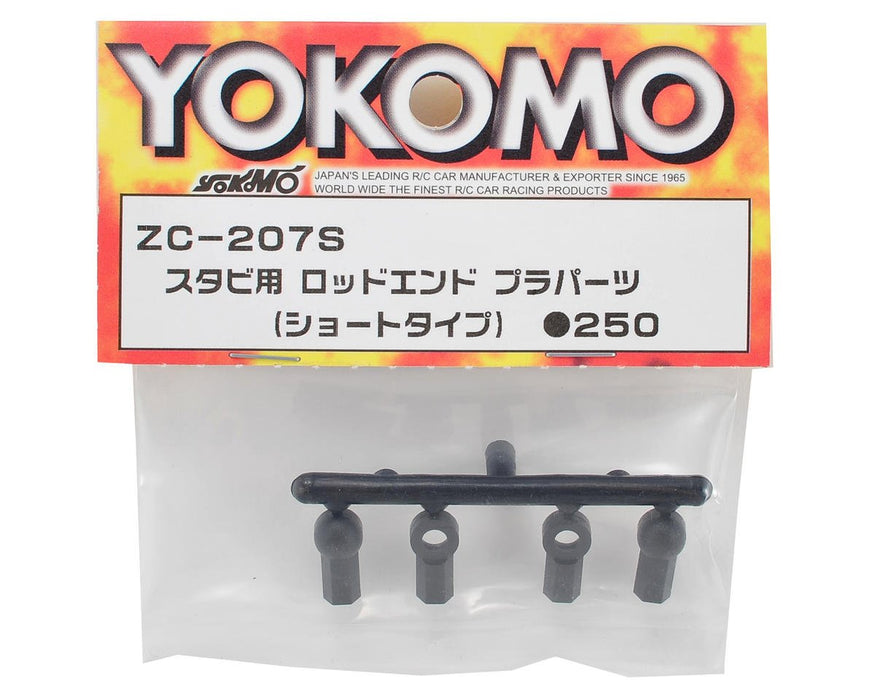 Yokomo YOKZC-207S Plastic Stabilizer Rod End Part Set (Short)
