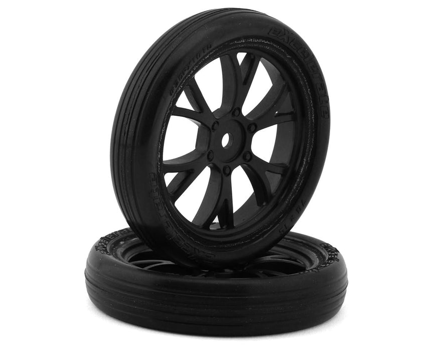 eXcelerate LP Pre-Mounted Front Tires w/Super V Wheels (2) (X-Hard) XCE-0056-XH