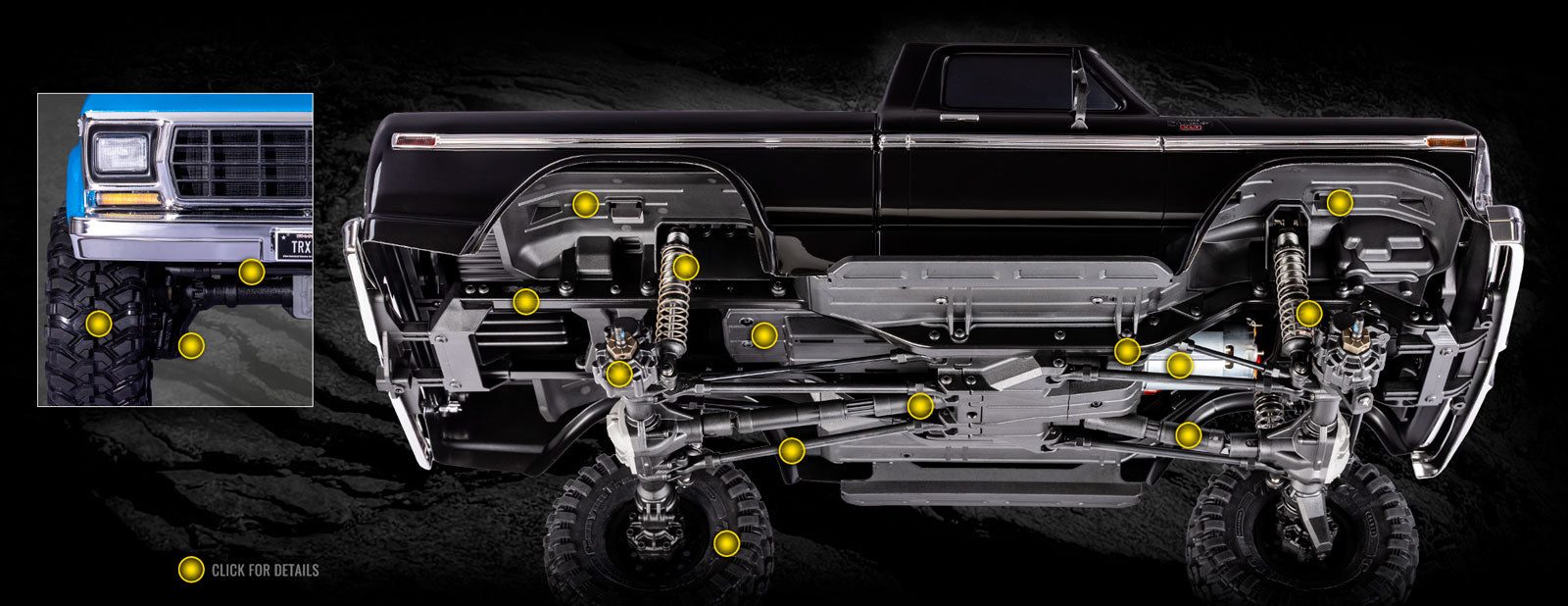 Traxxas 92144-4 TRX-4 1979 Ford F-150 Ranger XLT BLUE SPORT RTR 1/10 TRAIL TRUCK 4X4 - NO Battery & Charger