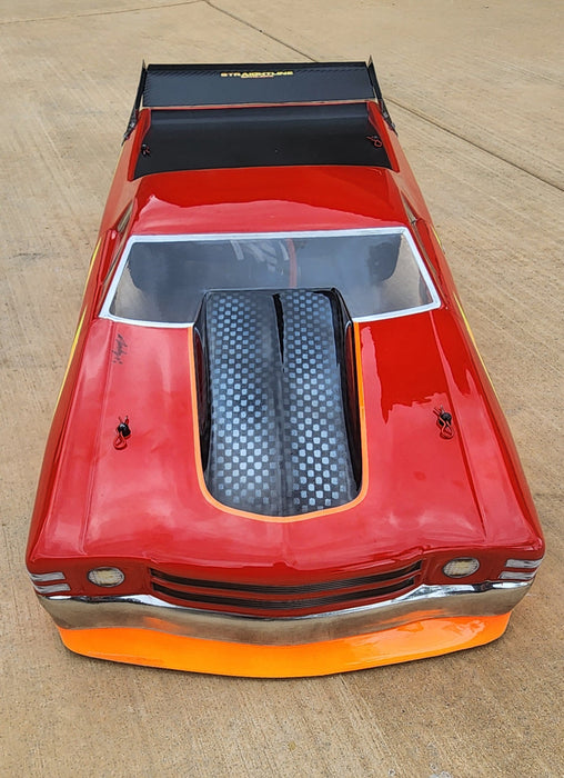 Racer RC by Andy’s Chevy El Camino Body w/ Protective Film .040 CLEAR Drag SCT Real Street Eliminator NPRC
