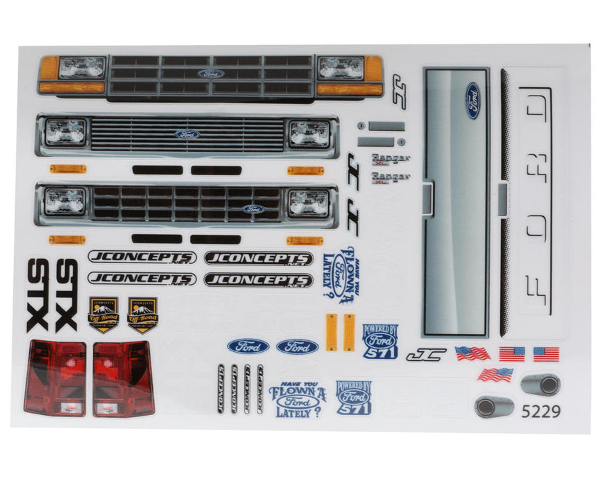 JConcepts JCO0654 SCX24 1992 Ford® Ranger Extended Cab Micro Crawler Body (Clear) (6.1")