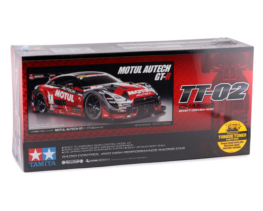 Tamiya TT-02 Motul Autech Nissan Skyline R35 GT-R 1/10 4WD Electric Touring Car Kit TAM58625