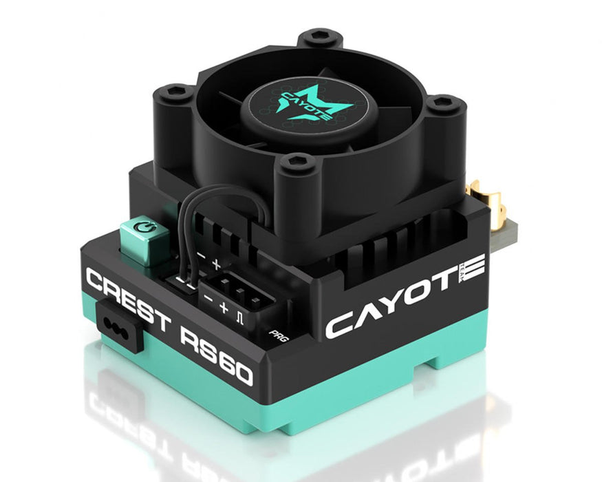 Cayote CYEA11004 Crest RS60 1/10 Stock 60A Sensored Brushless Competition ESC