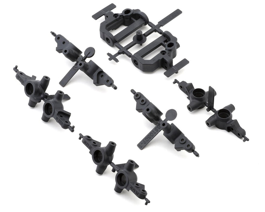 Team Associated ASC71214 RC10 T7 SC7 Factory Team Carbon V2 Caster & Steering Blocks Set