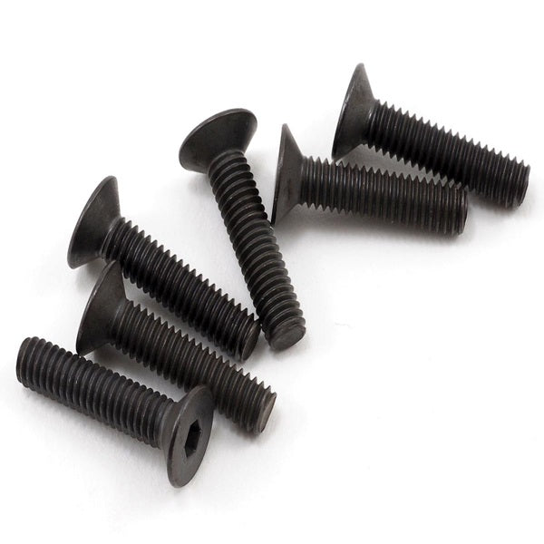 Traxxas TRA2547 Screws, 4x18mm countersunk machine (hex drive) (6)