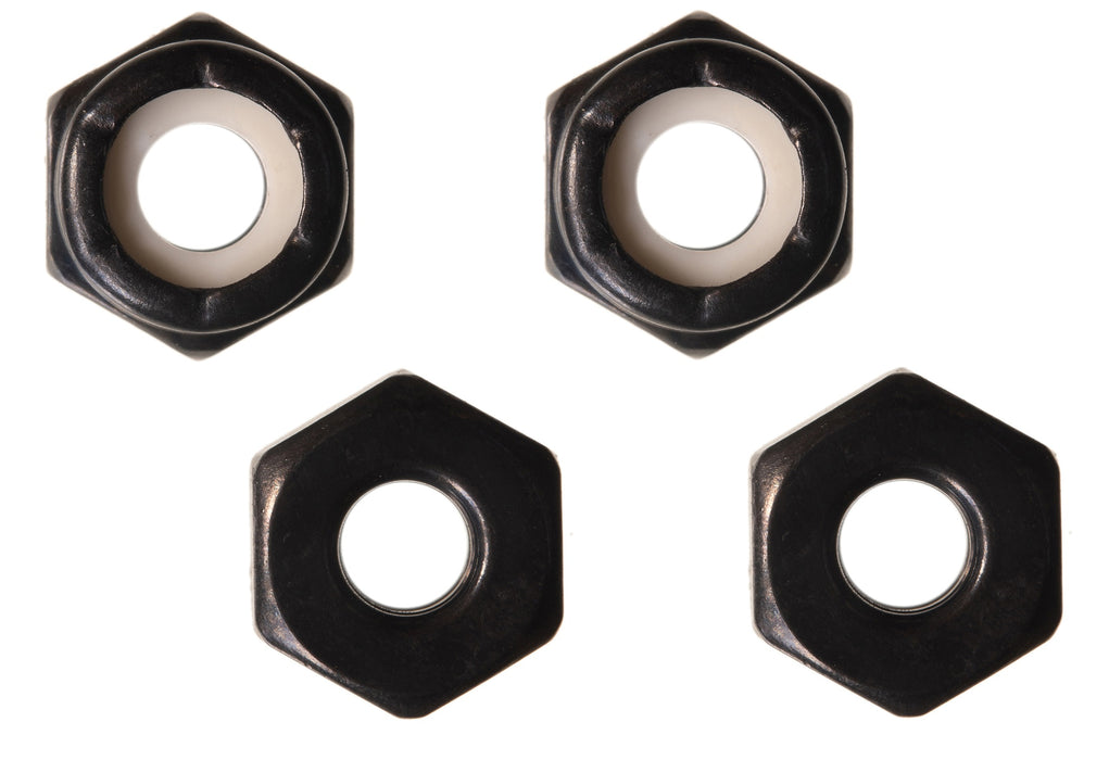 WORC 8-32 Low Profile Wheel Lock Nuts (4 qty) Aluminum 3/16" Axle Custom Works Ghost GFRP Associated
WRC-LN-BK-A-832 BLACK