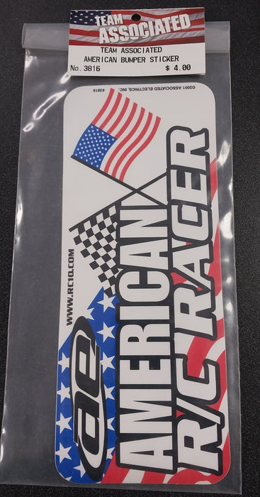Team Associated ASC3816 American Bumper Sticker