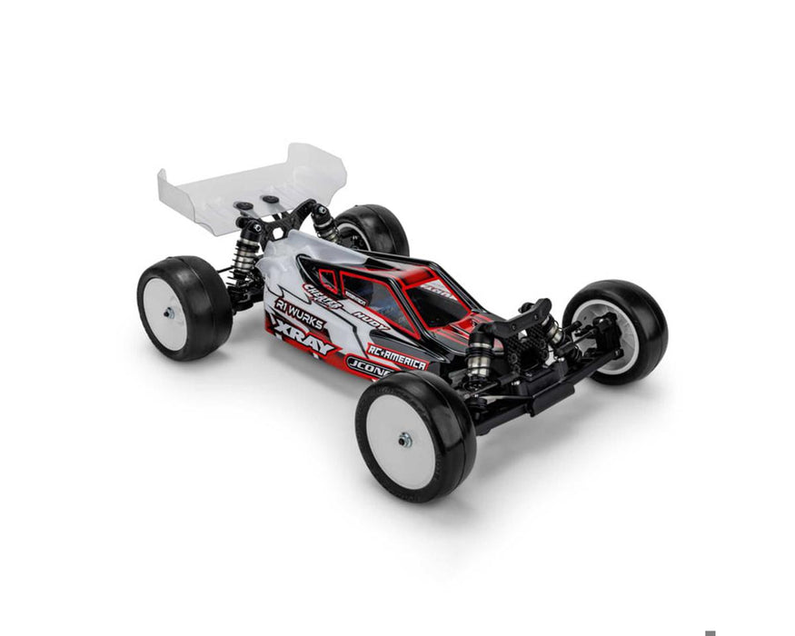 JConcepts JCO0638 XRAY XB2 2024 "P2" 1/10 Buggy Body (Clear) w/6.5" Aero Wing
