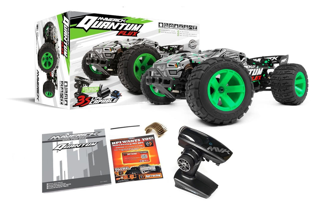 Quantum XT Flux 80A Brushless 1/10 4WD Stadium Truck Ready To Run - Silver