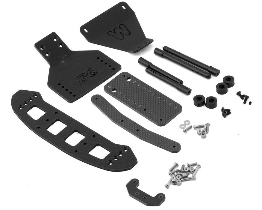 McAllister Racing MCA910 Associated Front Bumper & Body Mount Kit B6 SC6 Late Model Street Stock