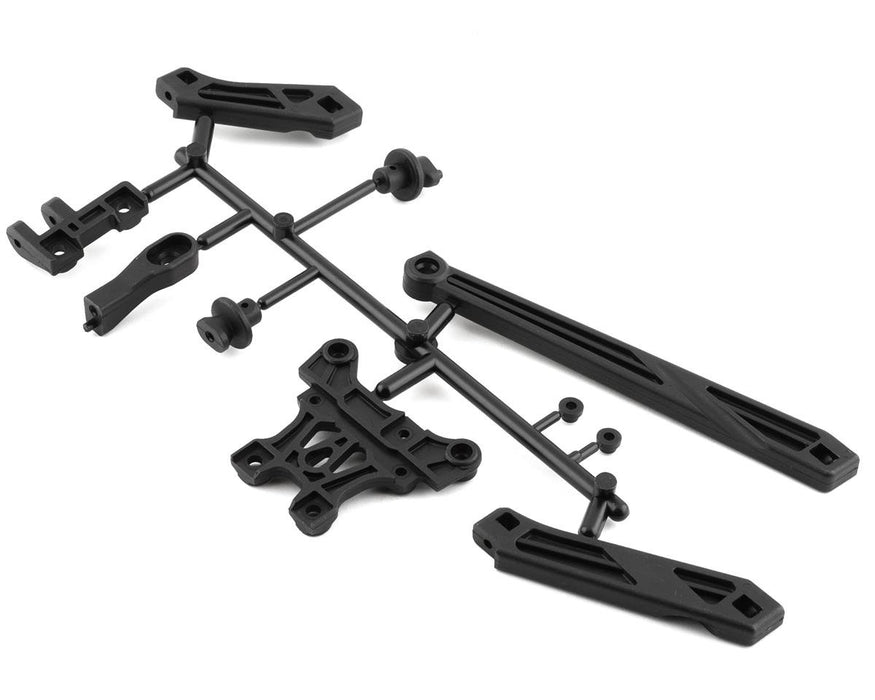 Mugen Seiki MUGE2148A MBX8 Body Mount & Front Upper Plate Set