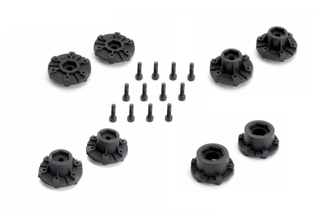 Powerhobby Jetko PHB2803CBMSGN 1/10 2.8 MT Rockform Belted Tires (2) with Removable Hex Wheels