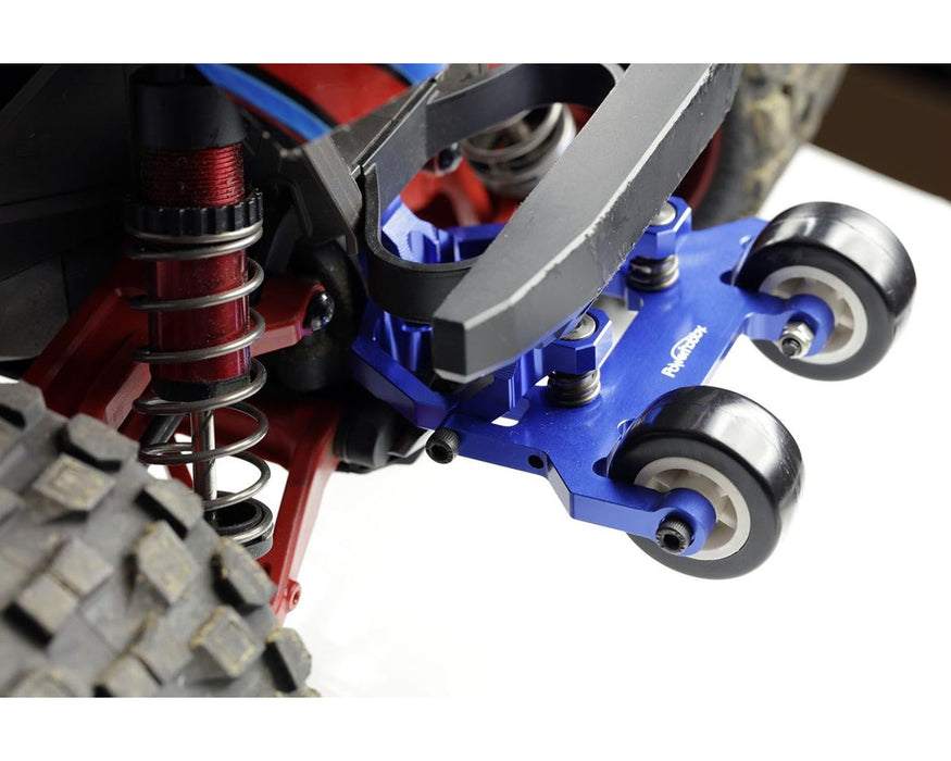 POWER HOBBY PHBPHMAXX01BLUE 1/10 WIDE Maxx Aluminum Wheelie Bar Blue