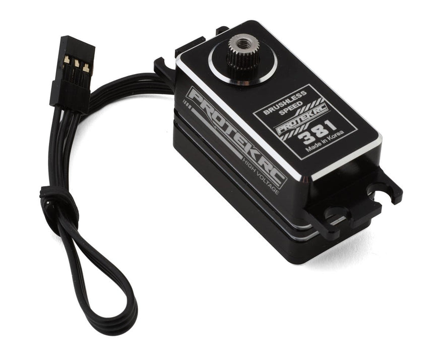 ProTek RC PTK-381 381 Ultra Low Profile High Speed Brushless Servo (High Volt / Metal Case)
