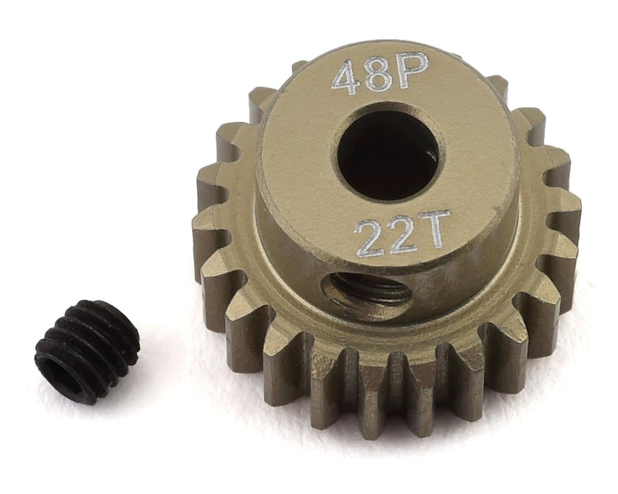 WORC 48P Lightweight Hard Anodized Aluminum Pinion Gear (3.17mm Bore) 22T