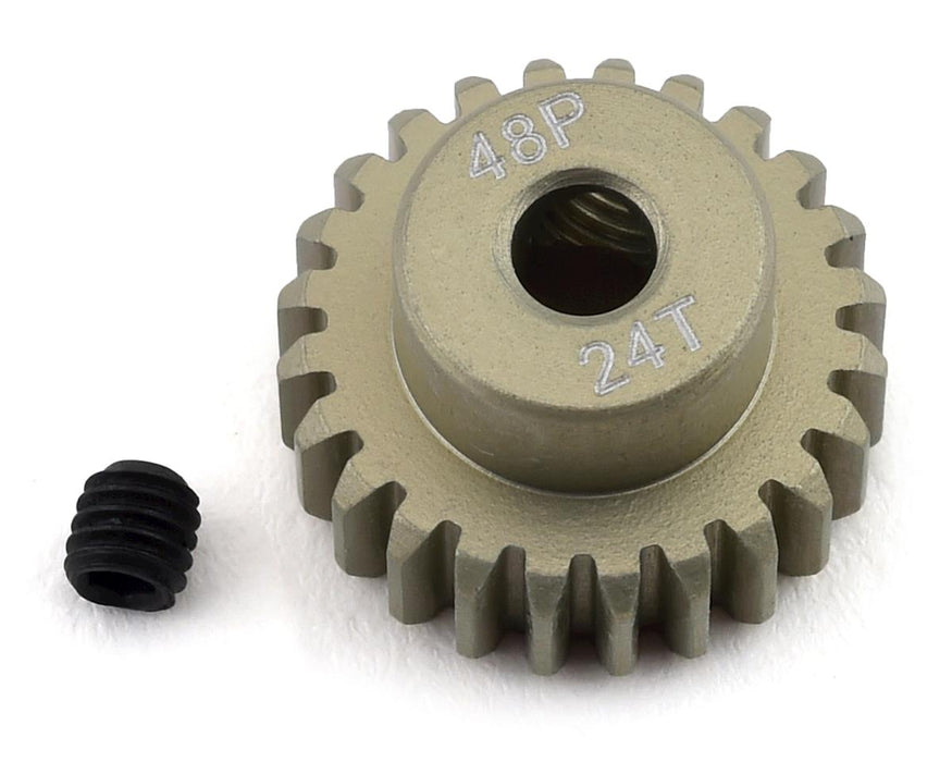 WORC 48P Lightweight Hard Anodized Aluminum Pinion Gear (3.17mm Bore) 24T