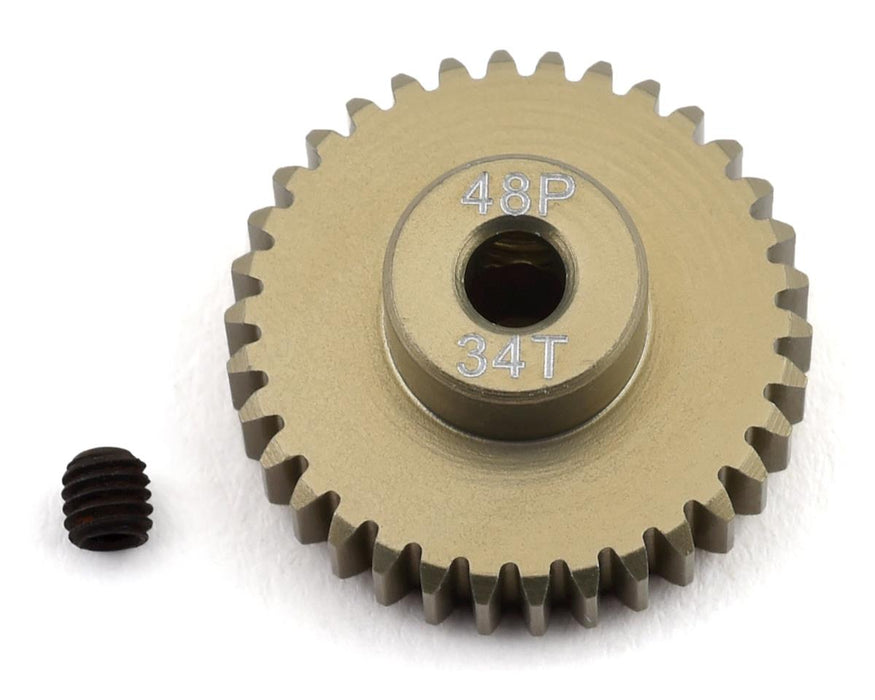 WORC 48P Lightweight Hard Anodized Aluminum Pinion Gear (3.17mm Bore) 34T