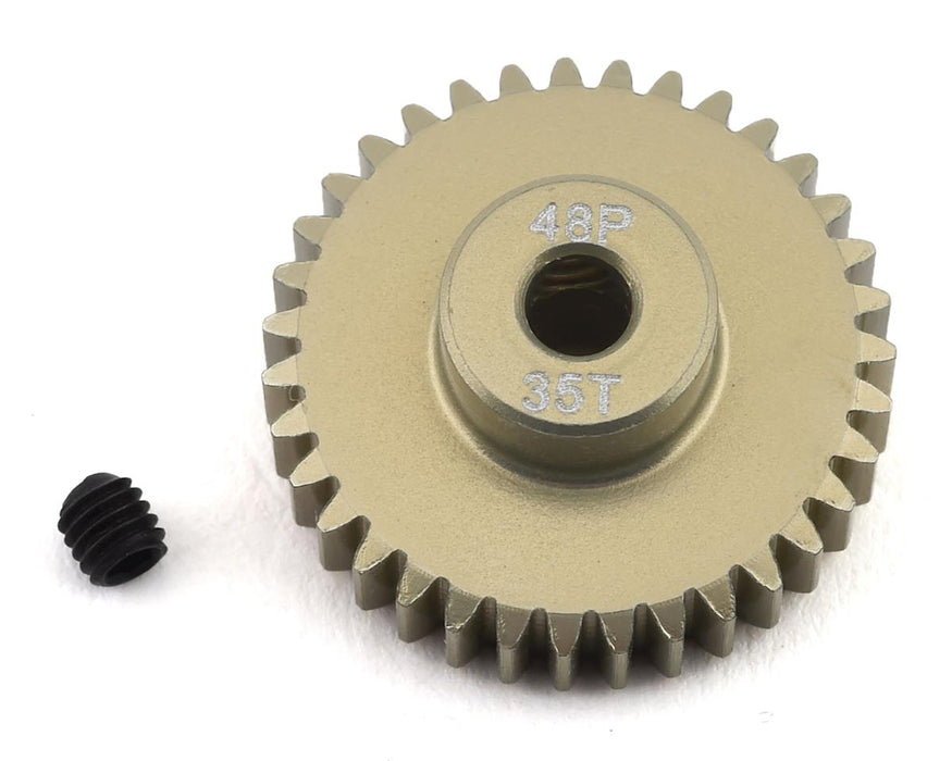 WORC 48P Lightweight Hard Anodized Aluminum Pinion Gear (3.17mm Bore) 35T