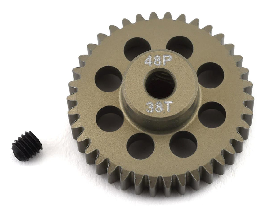 WORC 48P Lightweight Hard Anodized Aluminum Pinion Gear (3.17mm Bore) 38T