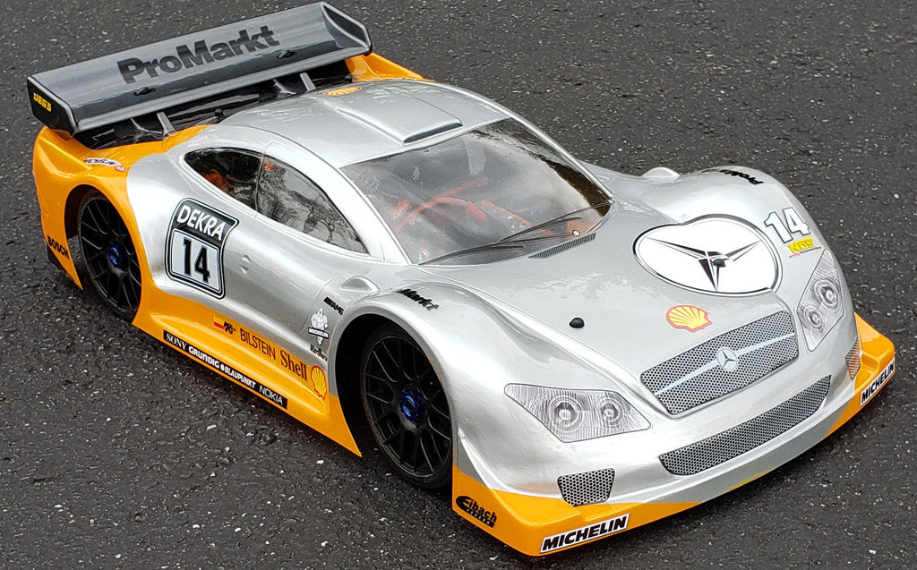 Delta Plastik 0159 - MERCEDES AMG DTM 1/8 SCALE GT CLEAR RC CAR BODY