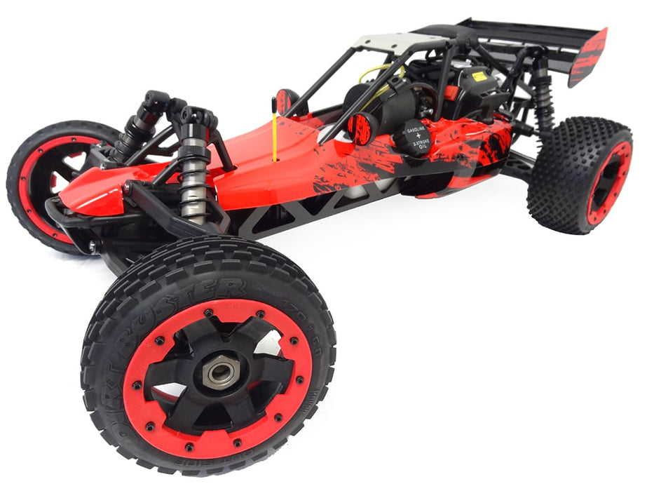 1/5 Rovan 305A Gas Petrol Buggy Ready To Run RTR 30.5cc HPI Baja 5B SS King Motor Compatible with PERFORMANCE PIPE! (RED)