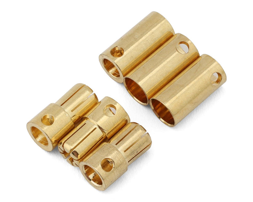 Samix SAMBP65-003 6.5mm High Current Bullet Plug Connectors Set (3 Male/3 Female)