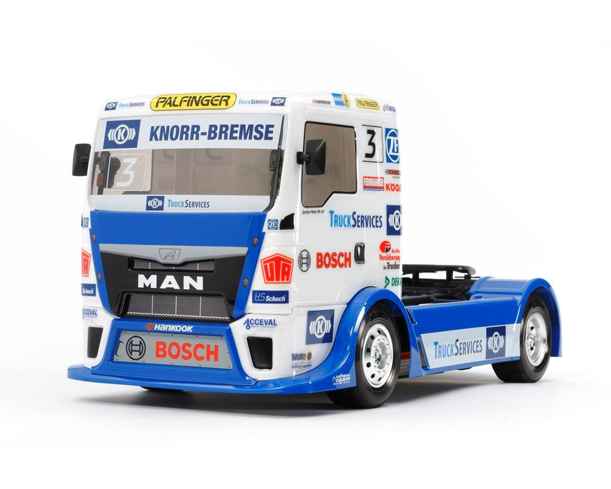 Tamiya TAM58632-60A Team Hahn Racing MAN TGS 1/14 4WD On-Road Euro Truck (TT-01) TAM58632A