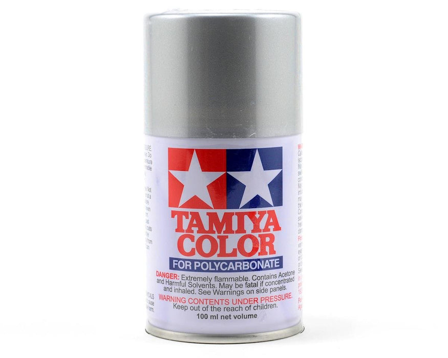 Tamiya TAM86041 PS-41 Bright Silver Lexan Spray Paint (100ml)