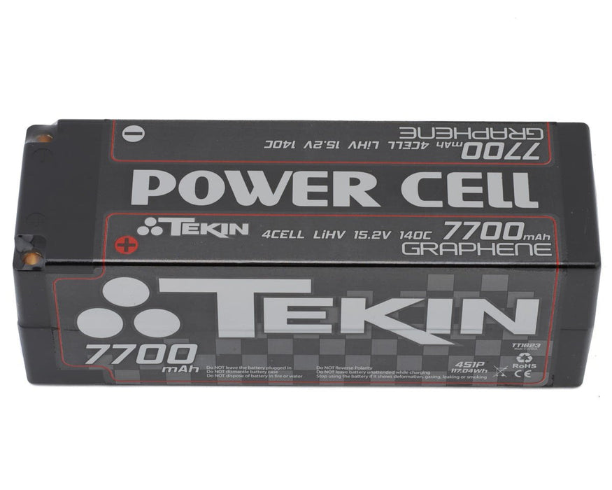 Tekin TEKTT1623 Power Cell 4S HV 140C LiPo Battery (15.2V/7700mAh) w/5mm Bullets