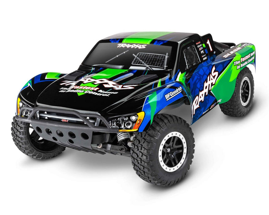 Traxxas TRA58376-74-GRN Slash® VXL Brushless HD 1/10 RTR 2WD Short Course Truck (Green) w/Magnum 272R™, TQi™ 2.4GHz Radio & TSM®