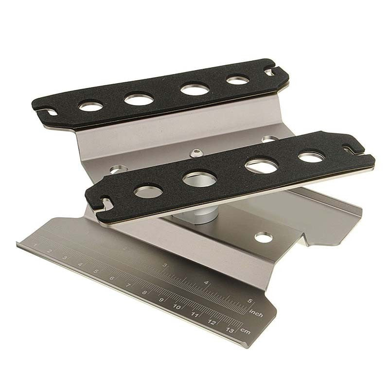 HOBBYSTAR HS410-10-110 Aluminum Rotating Car Stand, Adjustable Height ...