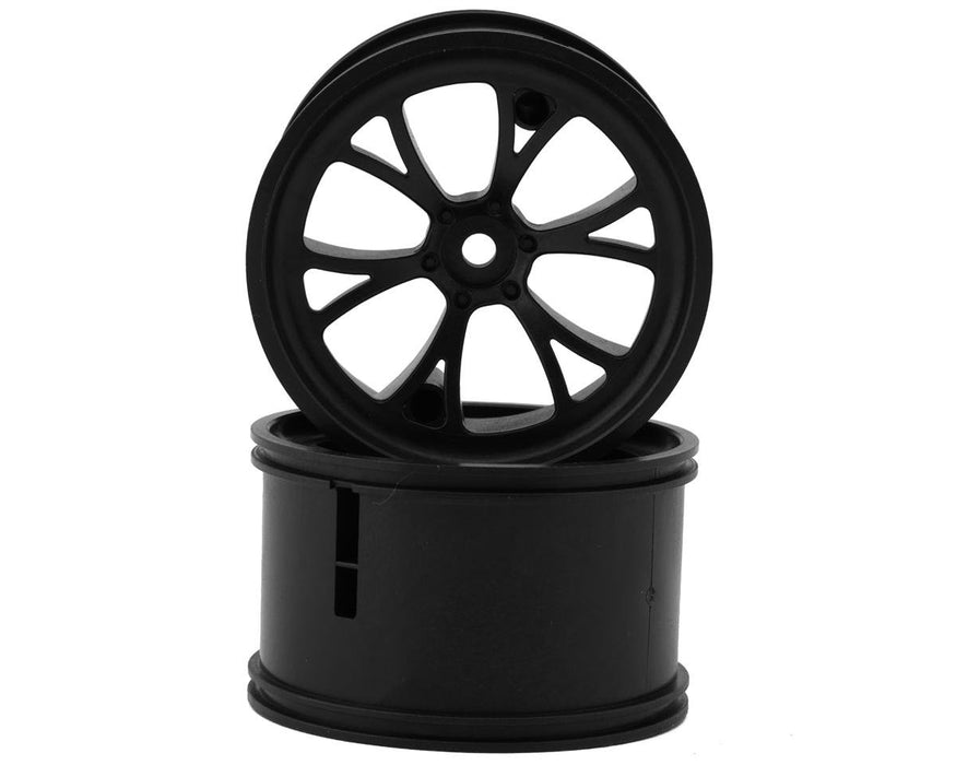 eXcelerate XCE-0030-SV Super V Drag Racing Rear Wheels (Black) (2) (Narrow) w/12mm Hex