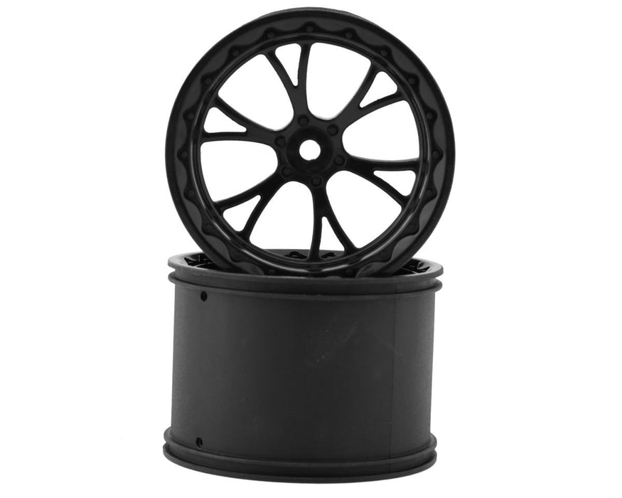 eXcelerate XCE-0032-SV Super V Pro Lite Rear Wheels (Black) (Wide) (2)